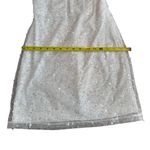 Lovesome Women’s Size M Pearl Sequin Party Dress White Corset Plunge Mini NYE Size M Photo 10