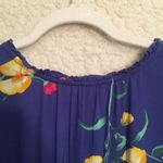 Old Navy  Floral Dress Long Sleeve Blue Purple Photo 4