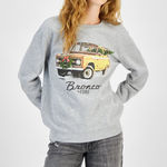 New Juniors' Bronco Christmas Crewneck Sweatshirt ford extra small sweater Yellow Size XS Photo 0