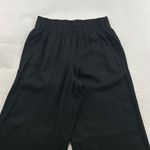 Old Navy PETITE  Black Linen Blend Wide Leg Lounge Pant PXS Photo 1