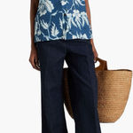 Mara Hoffman  Otto Oversized floral-print hemp shirt sz XXS‎ Photo 0