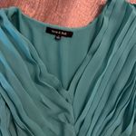 Strut & Bolt  Pleated Green Blouse Photo 1