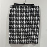 J.Crew No. 2 Black and White Plaid Pencil Skirt Size 12 EUC Photo 0