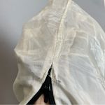 Banana Republic Skirt Cotton Silk Black White Abstract Blocks Pencil Pockets 4 Photo 10