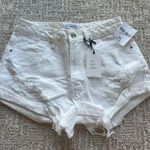 Forever 21 White  Jean Shorts Ripped Photo 0