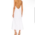 Milly NWT Cady Penelope High Neck Halter Midi Dress in Ecru Sz 4 $395 Photo 5
