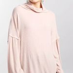 BKE Brushed Knit Ribbed Turtleneck Top Photo 1