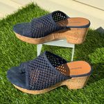 Baretraps  Bethie Platform Women's Navy Wedge Sandals Size 8M Photo 0