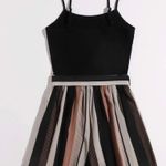 SheIn Striped Romper Photo 1