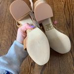 Attention Suede Camel Cork Open Toe Summer Heels Photo 2