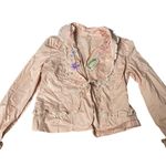 Vintage Kelly USA Pink Embroidered Coat Size M Photo 0