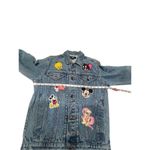 Warner Bros. looney Tunes Denim Trucker Jacket Sz XS Oversized Blue Photo 4