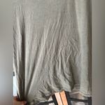 Aerie  Olive distressed boyfriend tee oversized scoop neck short sleeve Tshirt Photo 5