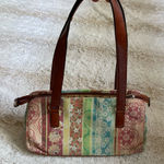 Fossil Y2K  Rainbow Floral Paisley Shoulder Bag Womens Boho Coronado Vtg Purse Photo 0