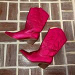 Pink shiny cowgirl boots Size 11 Photo 0