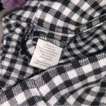 love on a hanger NWT Black and White Buffalo Plaid Mini Skirt Photo 4