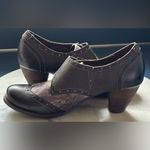 L’ARTISTE Gray Leather Spring Step renaissance Buckle Clog Velcro Sz 39/ 8 Photo 4
