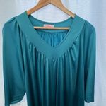 VTG Gilead Teal Nightgown XXL Maxi 60 Photo 2