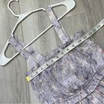 J.Crew  Smocked Tank Top satin watercolor womens Purple (small) feminine romantic Photo 2