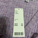 Urban Outfitters Bibi Wrap Sweater NWT Size S - Lilac Photo 8