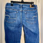 American Eagle  Women’s SKINNY Jeans Size 4 Super Stretch Distressed Photo 4