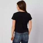 Affliction American Customs Vision Quest Top Women's Black Tee Size Medium Photo 1