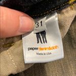 Paper Denim & Cloth  size 31 boot cut 100% cotton jeans Photo 3