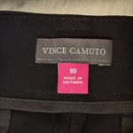 Vince Camuto Flat Front 4.5” Cuffed Shorts Women’s Size 10 Black Stretch Photo 7