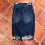 One Teaspoon Society Pencil Denim Skirt Size 27 Photo 9