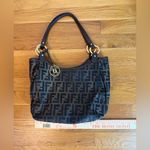 Fendi Tobacco Zucca Canvas and Leather Chef Shopper Tote Vintage Photo 13