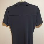 Alice + Olivia Classics Marsha Ruched Polo Collared Mini Dress Black Size Small Photo 10