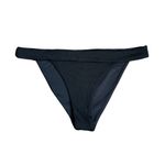 l*space L* Veronica Bikini Bottoms Size XL Black Classic High Cut Thigh Ribbed NWT Photo 2