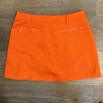 PGM Women's Breathable High Waste Orange Golf Athletic Skort 29 Photo 3