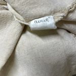 Bahar Linen 3 Quarter Sleeve Button Up Tapered Beaded Shirt Dress Womens 2 Blue Photo 13