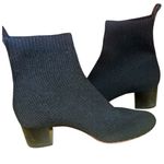 Everlane The Glove Boot Black ReKnit Block Heel Ankle Bootie Size 6 Photo 1