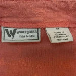 White Sierra ‎ Peach Lightweight Casual 100% Cotton Top Photo 6