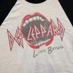 Def Leppard  Love Bites Heavy Metal Band Baseball T-Shirt M Photo 1