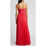 AQUA  Pleated Chiffon Gown Size 4 Photo 1