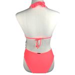 Kendall + Kylie Macrame Embellished Bikini Pink Peach Size Medium Photo 1