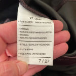 KanCan Yoko Faux Leather Mid Rise Bootcut Pants Burgundy Wine size 27 NWT‎ Purple Photo 7