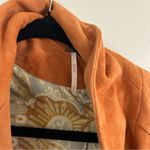 Free People  Suede moto jacket size medium goat leather Photo 5