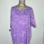 LuLaRoe  Discontinued Irma Top in Purples, Pink, Yellow, Lavender & White Size L Photo 0