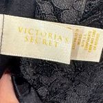 Victoria's Secret VTG 90s Victoria’s Secret Black Lace Trim Slip Dress Size 34B Y2K Lingerie Mini Photo 6