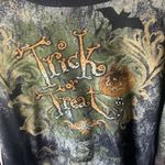 Blue canyon Halloween Graphic Long Sleeve Top medium Black Photo 1