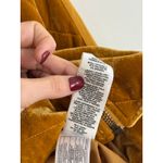 Avec Les Filles Quilted Velvet Yellow Zip Jacket Size XS Photo 3