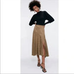ZARA  Jacquard Midi Skirt Photo 2