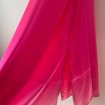 Ana Silky V neck midi slip dress hot pink size XL NWT Photo 4