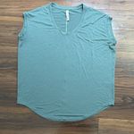 Athleta  Womens Size Small Teal Blue-Green Top Sleeveless Stretch Athletic Shirt Photo 4