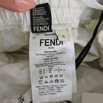 Fendi NWT! Nylon Ivory Monogram Drawstring Shorts Photo 7
