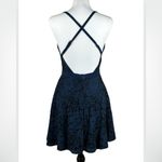 Lulus Navy Blue Lace Crisscross Backless Mini Dress XS Photo 2